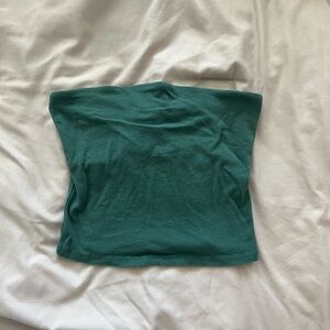Essentials Green Tube Top
